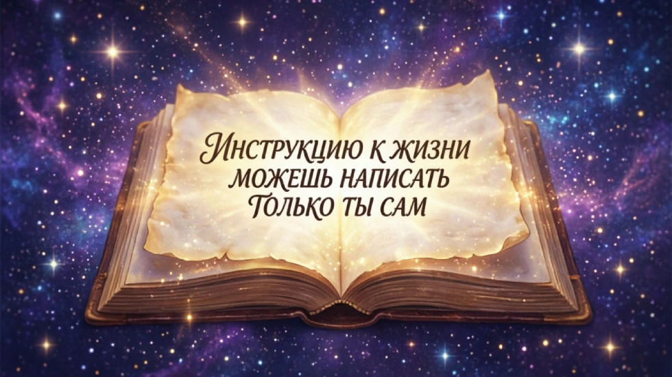Инструкцию к жизни можешь написать только ты сам