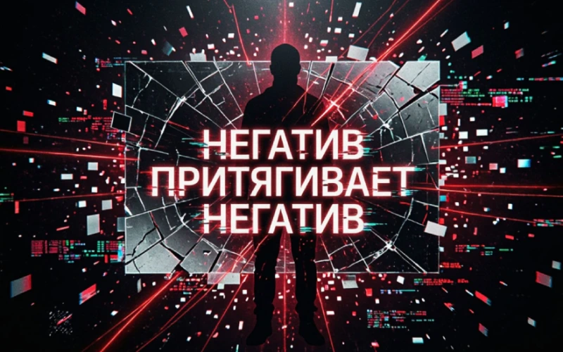Негатив притягивает негатив, попробуй сломать систему